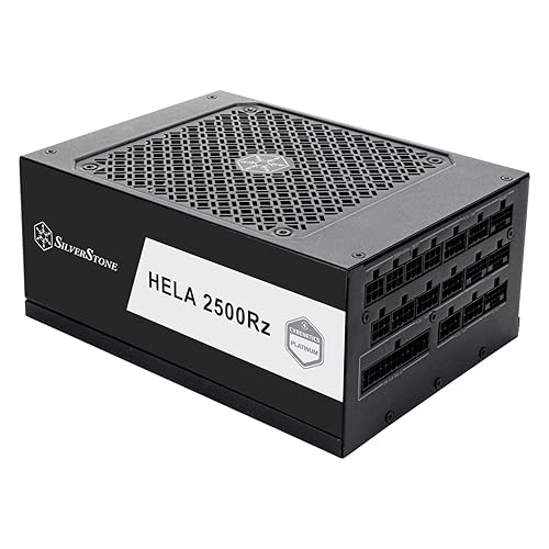 SilverStone Technology - HELA 2500Rz Cybenetics Platinum 2500W ATX 3.1 & PCIe 5 Fully Modular ATX Power Supply, SST-HA2500R-PM (SST-AX2500MCPT-A)
