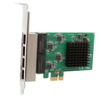 IOCrest SI-PEX24042 4 Port Gigabit Ethernet PCI-E x1 Network Interface Card