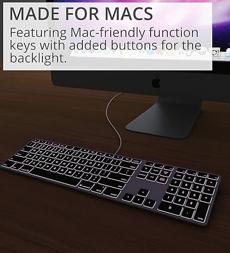 RGB BACKLIT WIRED ALUMINUM KEYBOARD