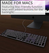 RGB BACKLIT WIRED ALUMINUM KEYBOARD