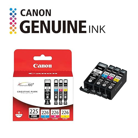 Canon PGI-225 BK/CLI-226 4530B008 C,M,Y 4 Pack Value Pack in Retail Packaging OEM