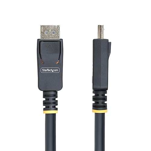 StarTech.com 10ft (3m) DisplayPort 1.4 Extension Cable, DP 1.4 Port Saver Cable, 8K 60Hz, DisplayPort Extension Cord, M/F