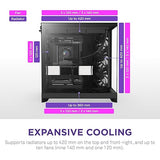 NZXT H9 Flow (2025) Dual-Chamber Mid-Tower Case - All Black