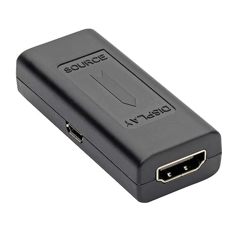 Tripp Lite HDMI Signal Booster in-Line F/F 4K @ 60Hz Compact Up to 50ft TAA (B122-000-4K6)