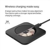 Belkin BoostCharge Pro 15W Universal Easy Align Wireless Charging Pad, Fast Qi Charger, Large Charging Pad for Apple iPhone, Samsung Galaxy, Apple AirPods Pro, and Other Devices - Black