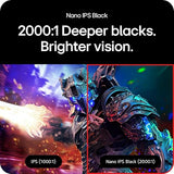 LG Ultragear™ 27G850A 27 4K UHD Nano IPS Black Gaming Monitor, 240Hz, Dual-Mode (4K 240Hz / FHD 480Hz), 1ms (GtG), DisplayHDR 600, NVIDIA G-SYNC Compatible, AMD FreeSync Premium Pro, DisplayPort 2.1