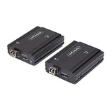 StarTech.com DisplayPort KVM Extender Over Fiber Optic, 4K 60Hz, Console Extender Kit, Up to 984ft/300m (Multi-Mode)