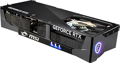 MSI Gaming RTX 5090 32G Gaming Trio OC Graphics Card (32GB GDDR7, 512-bit, Extreme Clock TBD MHz, DisplayPort x3 2.1a, HDMI 2.1b, NVIDIA Blackwell Architecture)