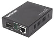 Gigabit PoE+ Media Converter 1 x 1000Base-T RJ45 Port to 1 x SFP Port, PoE+ Injector