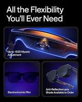 VITURE Luma XR Glasses — 146” 1200p Ultra Sharp Display, 1000 Nits, 50° FOV, Dimming Adjustments, USB-C Connection for iPhone, Android, Mac, PC, Steam Deck, First-Ever XR Experience for Switch 2