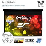 Elite Screens Yard Master Electric, 120 Inch 16:9, Outdoor Motorized Automatic Projector Projection Screen IP33, Rain/Water Protection 8K 4K Ultra HD Movie - US Based Company 2-Year Warranty