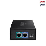 TRENDnet 10G PoE++ Injector, Supplies PoE (15.4W), PoE+ (30W), or PoE++ (90W), Converts a Non-PoE Port to A PoE ++ 10G Port, Metal Housing, Black, TPE-319GI 10G 90W