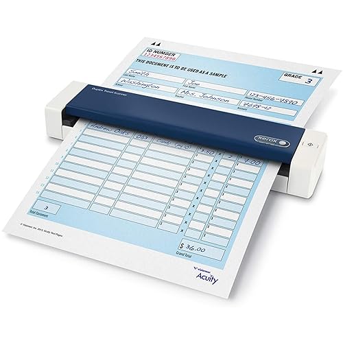 Visioneer Xerox XTS-D Duplex Travel Scanner for PC and Mac, USB Powered Travel Scanner