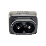 Tripp Lite Power Cord Adapter (C8 to C13 Adapter), 10A, 125V, Black (P003-000)