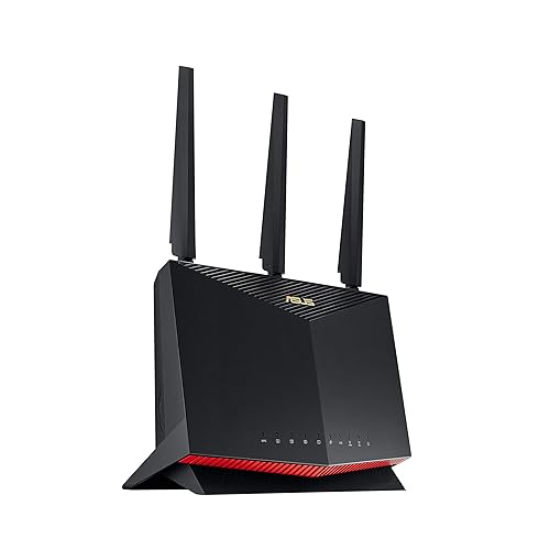 ASUS RT-AX86U Pro (AX5700) Dual Band WiFi 6 Extendable Gaming Router, 2.5G Port, Gaming Port, Mobile Game Mode, Port Forwarding, Subscription-free Network Security, VPN, AiMesh Compatible WiFi 6 | AX5700