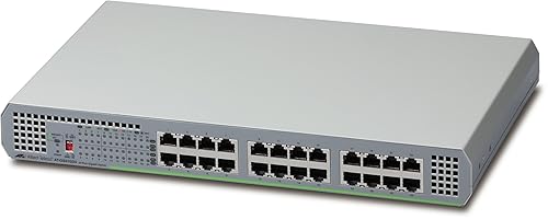 ALLIED TELESIS AT-GS910/24-10 CentreCOM At-GS910/24 - Switch - 24 Ports - Unmanaged - Gray