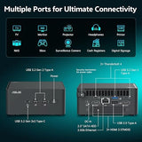 Asus NUC 15 Pro NUC15CRKV7 Barebone System - Mini PC - Intel Core Ultra 7 265H - Intel Chip - 96 GB DDR5 SDRAM DDR5-6400/PC5-51200 Maximum RAM Support - 2 Total Memory Slots - NVMe Controller - Intel 64GB RAM | 2TB SSD Ultra 5 225H-Black