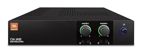 JBL Professional CSA240Z Commercial Series Two-Channel 40-Watt Power Amplifier 40-Watt Two-Channel