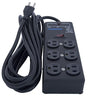 Furman SS6B 6 Plug Surge Protector, black