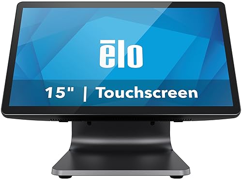 Elo E-Series 3-15.6 Touchscreen Computer - 10 Touch, 1920 x 1080, Windows 11, N97 Processor, 8GB RAM, 128GB SSD, WiFi, Dark Gray