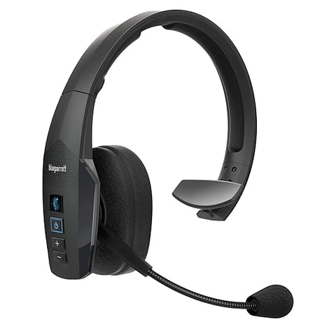 BlueParrott B450-XT MS Noise Cancelling Bluetooth Headset – Hands-Free Wireless Headset Programmed with Access to Microsoft Teams Walkie Talkie – Long Wireless Range, 24+ Hrs of Talk Time, IP54-Rated