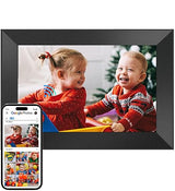 Cozyla Digital Photo Frame WiFi Smart Digital Picture Frame Free Unlimited Storage Share Photo with Family and Friend via App Email Google Photos Instagram Web Browser Photo Frame Electronic 10.1 Inch Black