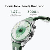 HUAWEI Watch GT 6 Smart Watch, 1.47'' Display, up to 21 Days Battery Life, GPS Smart Watches with 100+ Sports Mode, iOS & Android Compatible, Emotional Wellbeing, Health Monitoring, 46mm, Green Green GT6 46mm