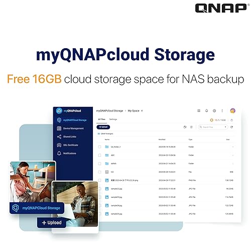 QNAP TS-473A 4-Bay AMD Ryzen Quad-Core 2.5GbE NAS with QSW-1105-5T 5-Port 2.5GbE Unmanaged Switch