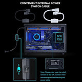 Lian Li SP1000 Platinum - 1000 Watt SFX Form Factor Power Supply with 12V-2x6 Cable - ATX 3.1 & PCIE 5.1 Compliant - Full Modular - 100% Japanese 105C Capacitors - Black (SP1000P.B) Platinum 1000W Black