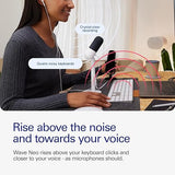 Elgato Wave Neo – USB Condenser Microphone, Tap to Mute, for Gaming, Streaming, Meetings, Voice Recording on Teams/Zoom/OBS/Twitch/YouTube & more, Plug-’n-Play, Works on Laptop, PC, Mac, iPad, iPhone