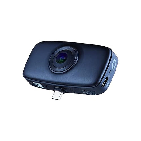 KanDao QooCam Fun [Type-C ONLY], a Kind of Camera with Social Media Live to Record on Video/Image to Picture 360 Full View, and Various Capture Shifting pluged on Smartphone Apps.