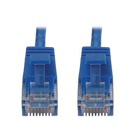 Tripp Lite Cat6a 10G Ethernet Cable, Snagless Molded Slim UTP Network Patch Cable (RJ45 M/M), Blue, 7 Feet / 2.1 Meters, Manufacturer's Warranty (N261-S07-BL)
