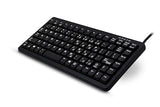 Cherry G84-4100LCAUS-2 Compact Wired Keyboard - PS/2, USB, Black