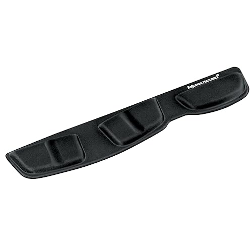 Fellowes 9182801 Keyboard Palm Support,Fabric,18-1/4-Inch X3-3/4-Inch X5/8-Inch,Black