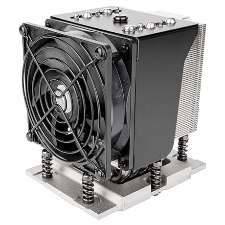 SilverStone Technology XE04-SP5 Black Fan Shroud 4U Server/Workstation CPU Cooler for Socket SP5, SST-XE04-SP5B