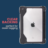 Brenthaven Edge Folio Case with Stand for iPad 9th, 8th, and 7th Generation (10.2-inch) - Durable, Versatile, Secure and Drop Tested for Commercial, Business, Office, School or Personal Use - Gray