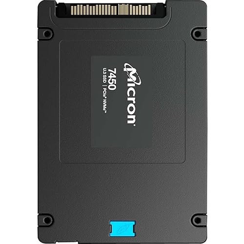 Micron 7450 PRO 960 GB Solid State Drive - 2.5 Internal - U.3 [PCI Express NVMe 4.0 x4] - Read Intensive - TAA Compliant