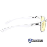 GUNNAR Optiks ENI-07601 Enigma Computer Glasses-Block Blue Light, Anti-Glare, Minimize Digital Eye Strain-Prevent Headaches, Reduce Eye Fatigue and Sleep Better Amber Lens Amber