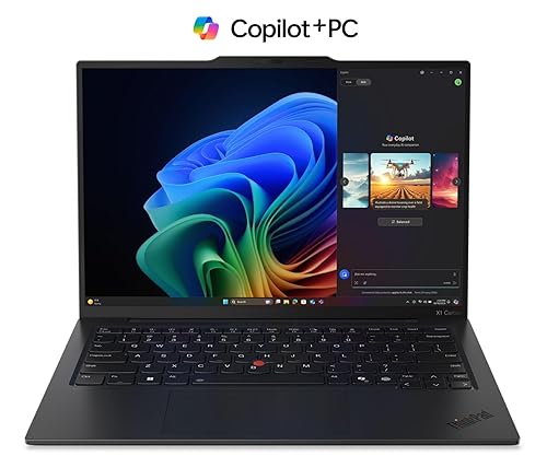 Lenovo Gen 13 ThinkPad X1 Carbon Laptop with Intel Core Ultra 7 258V Processor, 14 2.8K 2880x1800 OLED Non-Touch 500 nits 120Hz Display, Wi-Fi 7, 32GB RAM, 1TB SSD, FHD RGB/IR Cam, and Win 11 Pro