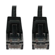 Tripp Lite Cat6a 10G Ethernet Cable, Snagless Molded Slim UTP Network Patch Cable (RJ45 M/M), Black, 7 Feet / 2.1 Meters, Manufacturer's Warranty (N261-S07-BK)