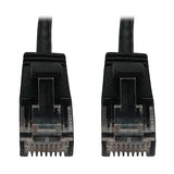Tripp Lite Cat6a 10G Ethernet Cable, Snagless Molded Slim UTP Network Patch Cable (RJ45 M/M), Black, 7 Feet / 2.1 Meters, Manufacturer's Warranty (N261-S07-BK)
