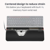 Contour Design RollerMouse Red Plus Wired Eco Optical Computer Mouse - Ergonomic Design for Optimal Efficiency - PC or Mac Compatible Ergonomic Mouse - 10-Speed Adjustable Ambidextrous Plug in Mouse