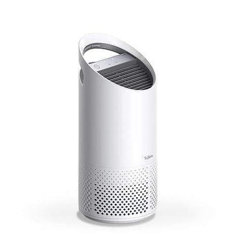TruSens Air Purifier with UV-C Light + HEPA Filtration | Small | Portable Handle | Simple Touch | Speed Control | Whisper Mode | 250 sq ft. Room Coverage | White