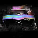 TEAMGROUP T-Force Delta RGB DDR4 16GB (2x8GB) 3600MHz (PC4-28800) CL18 Desktop Gaming Memory Module Ram TF3D416G3600HC18JDC01 - Black 2x8gb 3600 CL18-22-22-42 DDR4 3600MHz 18-22-22-42 black DDR4