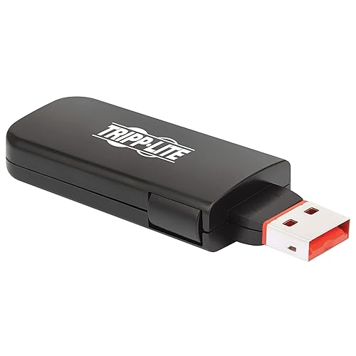 Tripp Lite USB Port Blocker, 4 Pack USB-A Defender, Data Blocker with Reusable Key, Pack of 4, Black (U2BLOCK-A-Key)
