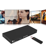 SIIG 2x2 4K HDMI Video Wall Controller, USB-C/DVI/HDMI Input, RS232/Web/IR Control, Audio Extract to Coaxial/3.5mm, Metal Housing, ESD Protection, 1x2, 1x3, 1x4, Cascading 10x10 max (CE-H26E11-S1) 2x2 Video Wall