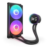 NZXT Kraken Elite 280 RGB 2024 - AIO CPU Liquid Cooler - 280mm Radiator - F280 RGB Core Fan - Customizable 2.72 IPS LCD - NZXT Turbine Pump - AMD® AM5, AM4 - Intel® LGA 1851/1700, 1200/115X - Black Black 280mm Radiator Kraken Elite RGB