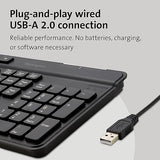 Kensington Simple Solutions Wired Keyboard with Smart Card Reader (CAC) (K55115US)