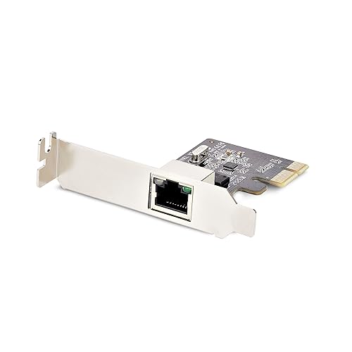 StarTech.com 1-Port Gigabit PCIe Network Adapter Card, Low-Profile NIC, PCI Express LAN Card, Realtek RTL8111H, TAA Compliant