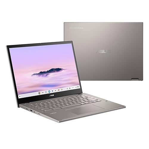 ASUS Chromebook CM34 Flip Laptop, 14 WUXGA (1920x1200) Touch Display, AMD Ryzen™ 3 7320C Processor, 128GB SSD, 8GB RAM, ChromeOS, CM3401FFA-DS31T-CB